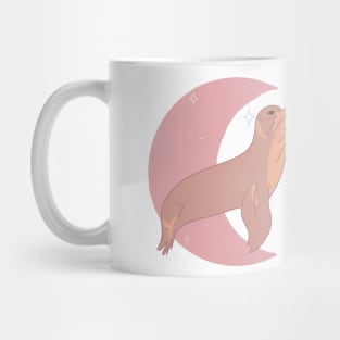 Sea Lion Crescent - Rose Mug